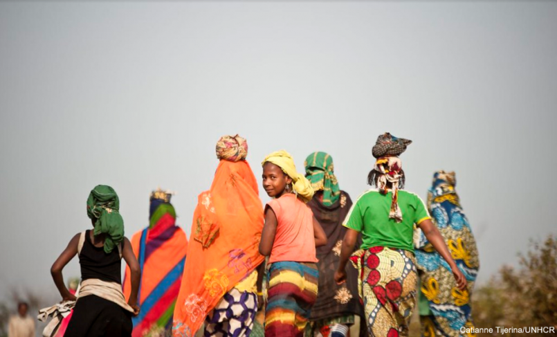 Group of women and girls in Cameroon