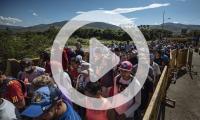 IOM MuseMohammed Venezuelan refugees and migrants cross the Puente Internacional Simon Bolivar